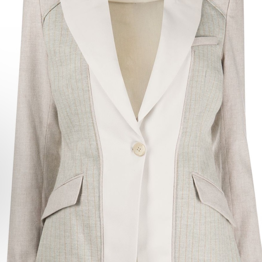 Jonathan Simkhai Cecille Patchwork Blazer-Size 14 - image 1